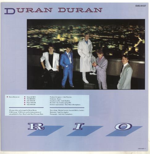 Duran Duran Rio + Poster Japanese Promo vinyl LP album (LP